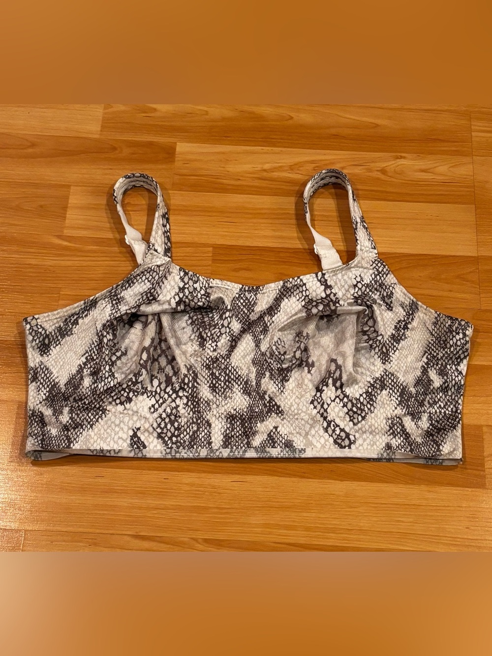 Ruby Ribbon Snake print Sport Demiette Bra